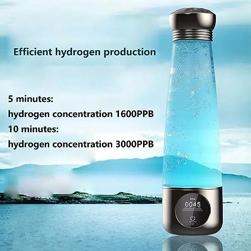 Ioniseur d'eau riche en hydrogène de 260 ml avec affichage LED