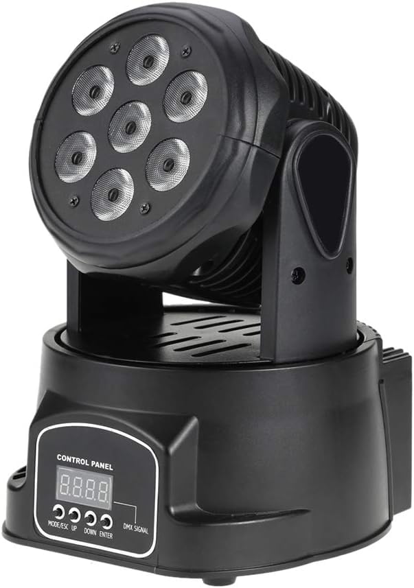 MOVIMENTO FLUIDO: Testa mobile con rotazione a 540° in pan e 270° in tilt, per una copertura completa dello spazio scenico