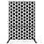 MTART Metal Privacy Screen 72" H x 47.2" Decorative Outdoor Privacy Screen Privacy Panel with Stand for Balcony Deck Patio Lawn Garden, Privacy Fence (Black-Square)
