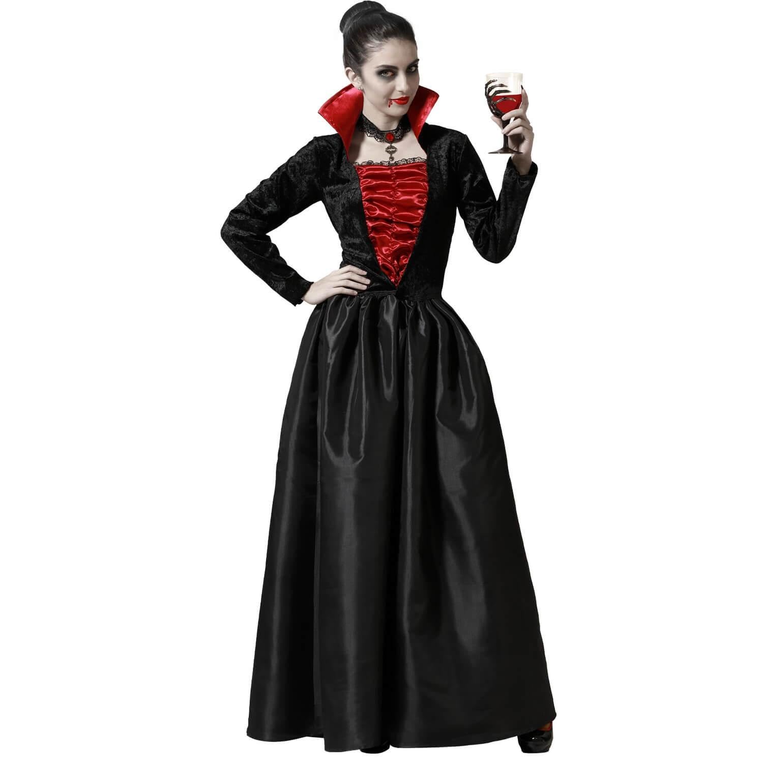 Atosa Vampire costume elegant black woman adult M