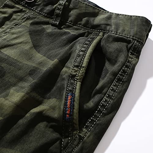 Image of L'MONTE Imported Camouflage Slim Fit Joggers Track Pant for Men Cotton Cargo