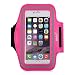 iPhone 6 / 6s Armband, iXCC Trek Series Sport Running Sweatproof Armband with Dual Arm-Size Slots for iPhone 6, 6s, 5s, 5, 5c, iPod MP3 Player - Pink