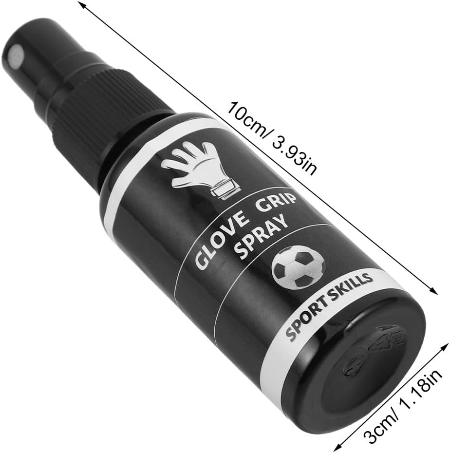 Soccer Goalie Glove Spray for Enhanced Grip - Portable 30ml/Bottle Sticky Spray for Goalkeeper Gloves - Clean and Restore Stickiness