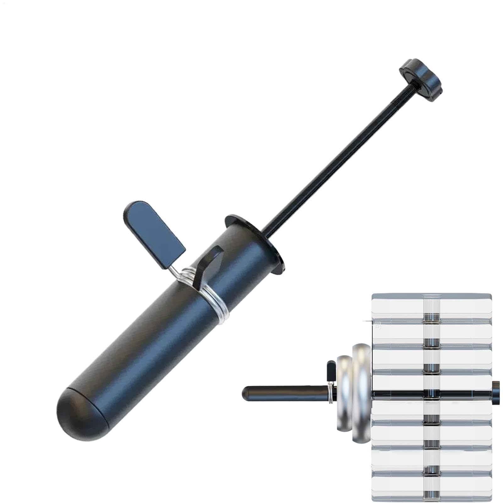 Xasbseulk Weight Loading Pin | Weight Plate Loading Pin | Fitness olympรญc Weight Plate Loading Pin With Carabiner | Cast Iron Weight Stack Pin For Home Gym Fitness Pulley System