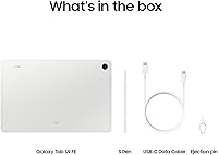 Vista 11 de SAMSUNG Galaxy Tab S9 FE Wi-Fi Tablet Android, 10.9 pulgadas, 128GB, IP68 resistente al agua y al polvo, batería de larga duración, S Pen, cámara