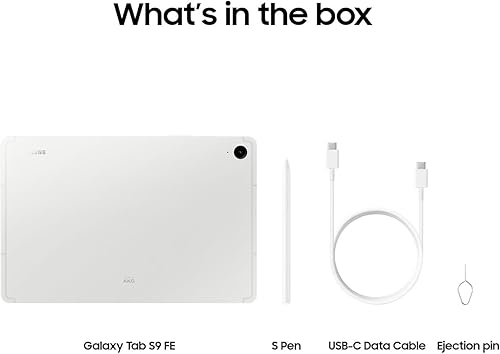 Miniatura 9 de Samsung Galaxy Tab S9 FE Wi-Fi 10.9" 128GB Tablet Android, IP68 resistente al agua y al polvo, batería de larga duración, potente procesador, S Pen,
