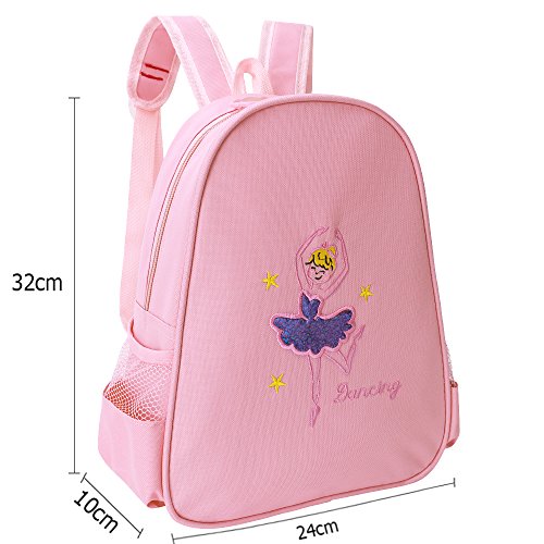 Baohulu Toddler Backpack Ballet Dance Bag 9 Colors For Girls 2-8Y Cl003_Pink #TOP1