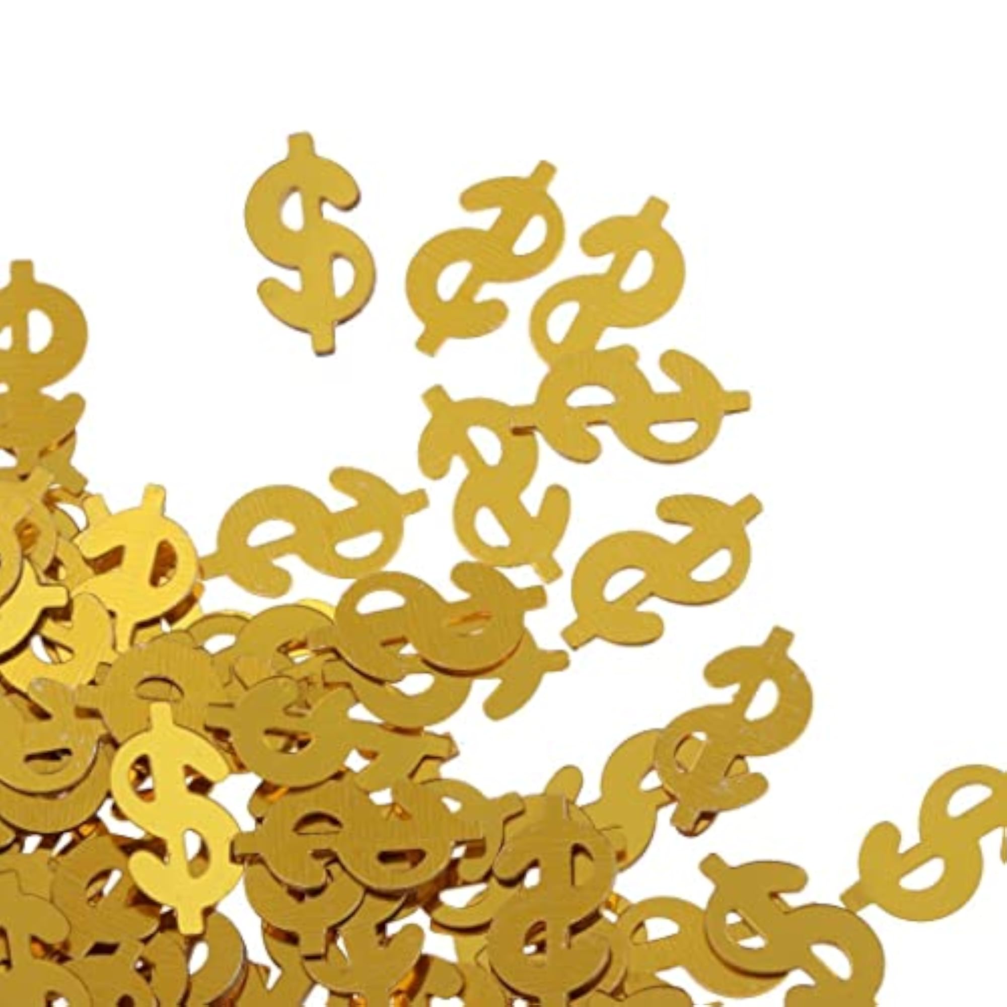 Metallic Sprinkles US Dollar Symbol Table Confetti Scatter Decor