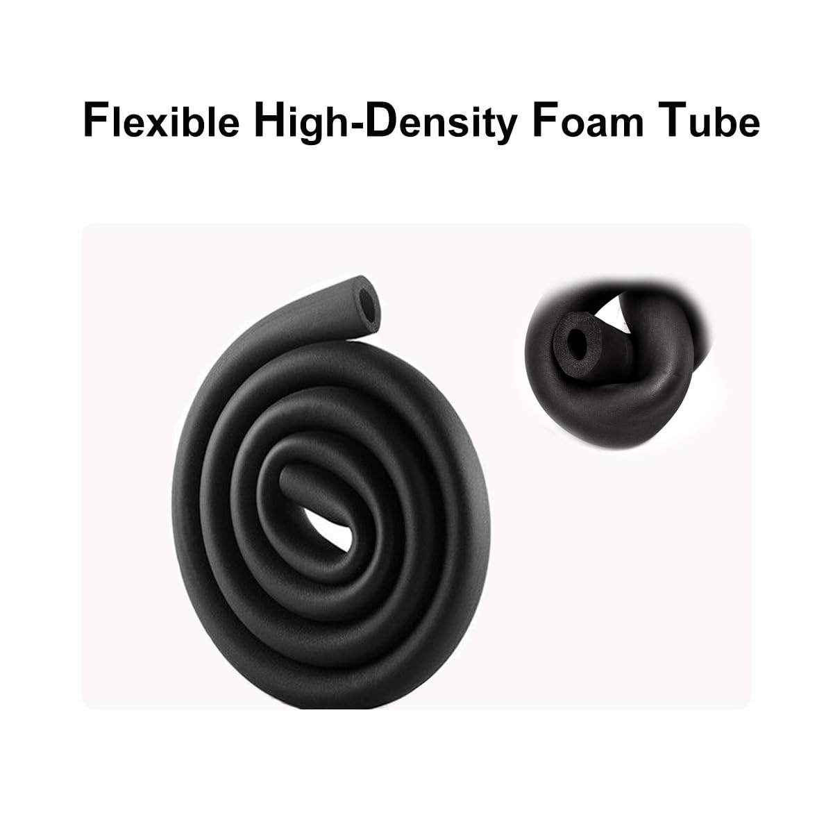 Tubo de espuma aislante for tuberías de climatización y agua, 1 pieza(ID 3-1/2"xT 2")