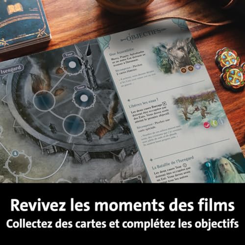 Ravensburger - Le Seigneur des Anneaux - Livre d'Aventure - Jeu de Plateau coopératif - 1 à 4 Joueurs dès 10 Ans - 30 Minutes par chapitres (8 chapitres) - Version française