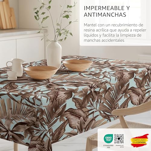 Nappe en résine Martina Home Gia lin 240x140 cm pour table rectangulaire