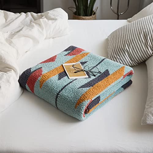 Gunzistreet Microfiber Throw Blanket Boho Super Soft Fuzzy Bed Home Decor Sofa Couch Chair Farmhouse Decorative Camping Outdoor (Ashiya, 47''X59'') #TOP3