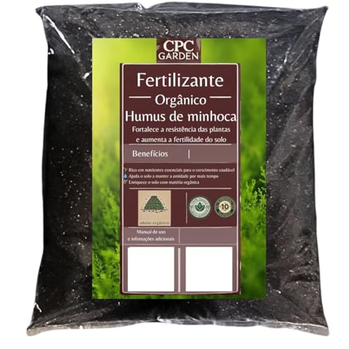 Fertilizante Orgânico Humus de Minhoca CPC Garden 1 Kg