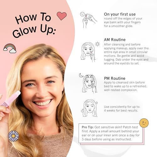 grace & stella Under Eye Brightener Balm Stick - Travel Essentials - Caffeine Eye Cream for Dark Circles, Puffiness, Wrinkles - Vegan Moisturizer Stick with Niacinamide, Hyaluronic Acid (0.13oz/3.5g) - Image 7