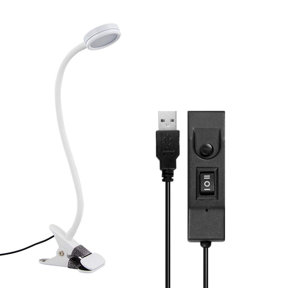 Lampa biurkowa regulowana ochrona oczu lampka stołowa do czytania, lampka biurkowa LED, złącze USB, światło do czytania i ochrona oczu lampa stołowa do łóżka, biura, sypialni (biała)