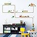 DECOWALL DW-1504 Trains and Tracks Kids Wall Stickers Wall Decals Peel and Stick Removable Wall Stickers for Kids Nursery Bedroom Living Room d?cor
