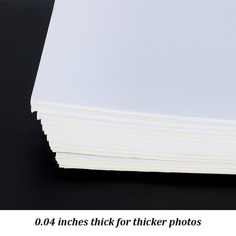 WEBEEDY 15 paquet de Cartons de Fond Blanc pour Cadre Cartons de Support Non Coupés de 35.2x27.6cm pour Photos Cadres Projets Artistiques DIY