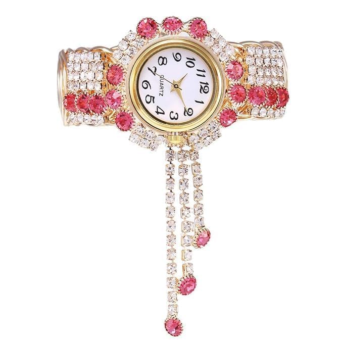 MODINITY Women Wrist Watches Quartz Analog Stainless Steel Watches Lady Fashion Casual Rhinestone Bracelet Watch for Women (Pack of 1) (B0D2KSV3NB) Amazon Price History, Amazon Price Tracker