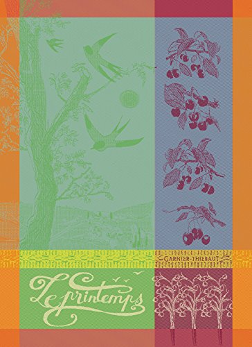 Garnier Thiebaut Le Printemps Kitchen Towel, 22 by 30