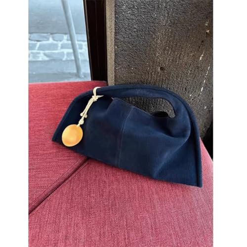Suede Purse Vintage Soft Slouchy Suede Bag for Women Elegant Lightweight Hobo Pleated Tote Purse Trendy for Daily Prom 20253
