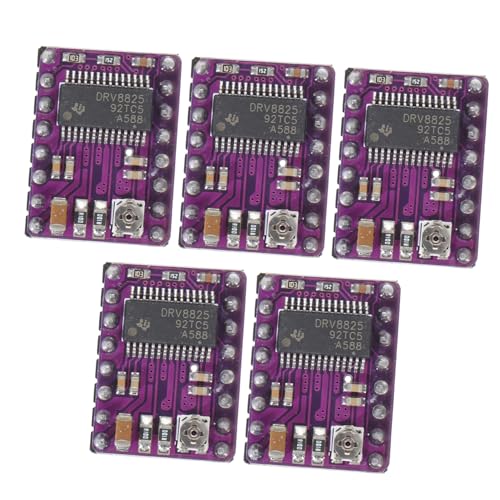 PartyKindom 5pcs Stepper Motor Driver Module Heat Sink Easy to Use for Printer Projects Quality Material