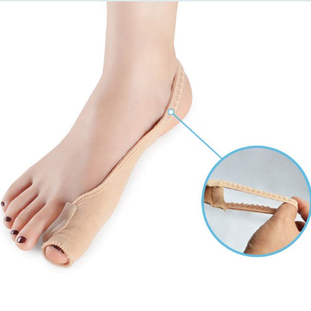4 Pieces Hallux Valgus Correction by Pedimend - Orthotics Big Toe Straightener Belt - Silicone Gel Bunion Splint - Smoothing Bent Toes - Big Foot Alignment - UNISEX - Foot Care