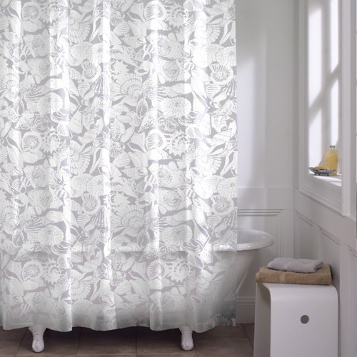 Maytex Sea Shells PEVA Shower Curtain,70