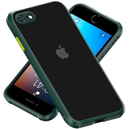 Amazon Co Jp Memzuoix Iphone Se ケース 第2世代 高強化クリアアクリル背面 高透明アクリル Tpuバンパーア良いグリップ 黄変防止 耐衝撃 ワイヤレス充電対応 安心保護ストラップホール付き 対応 4 7インチのiphone Se 7 8用カバー 透明な緑 家電 カメラ