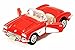 1959 Chevy Corvette Convertible, Red, 1/24 Scale Diecast Model Car by Motormax 73216