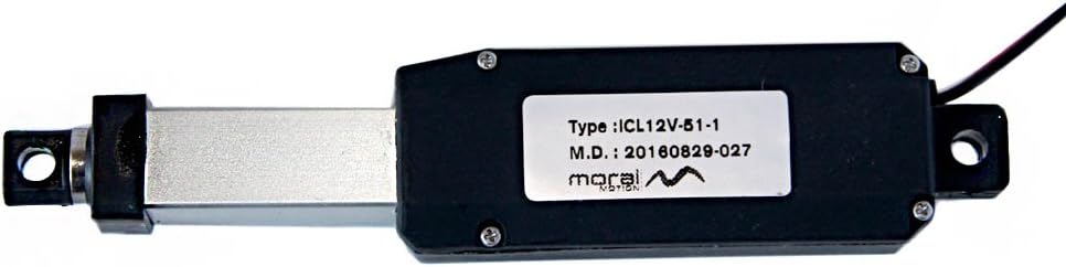 Micro Linear Actuator 12V DC for Miniature Home or Vehicle Automation 1 inch Stroke