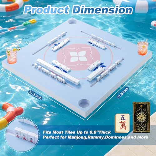 Mesa flotante para Mahjong y juegos acuáticos grandes miniatura 3