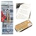 Comfort with Each Breeze I Have You in My Heart Metal and Wood Wind Chime for a Memorial Gift with Exclusive Poem and Card
