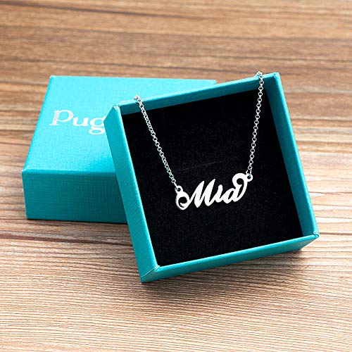 Lifequeen Personalized Initial Name Necklace Valentine's Day Silver Classic Personal Semi-Custom Made Customized Gift For Girls Boys Women Menmia #TOP1