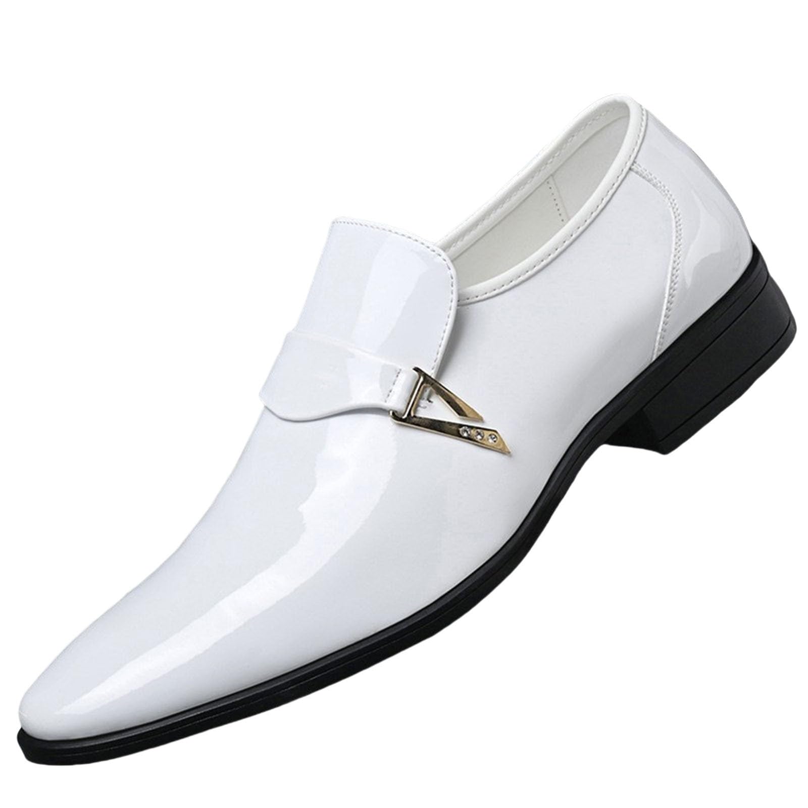 Clásico Formal Moderno Negocios Casual Cómodo Zapatos De Noche Zapatos De Cuero Hombres Jack Zapatos De Hombre 02