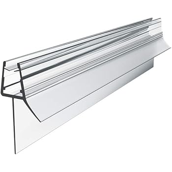 curved straight shower plastic screen 20mm seals 6mm gap baths pvc seal bottom strip door glass