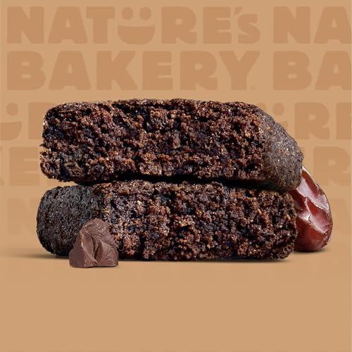 Image of Nature's Bakery Double Chocolate Brownie Bars, Whole Grains, Dates, and Cocoa, Plant Based, Dairy-Free, Snack Bar, 6 Count (Pack of 6)