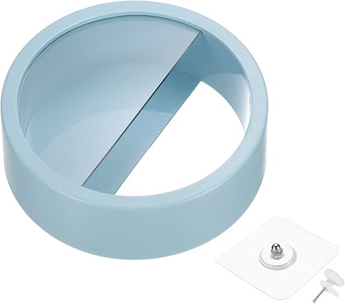 PATIKIL Maceta de pared de 7 pulgadas, maceta colgante redonda para decoración de suculentas, hierbas, plantas de aire, color azul