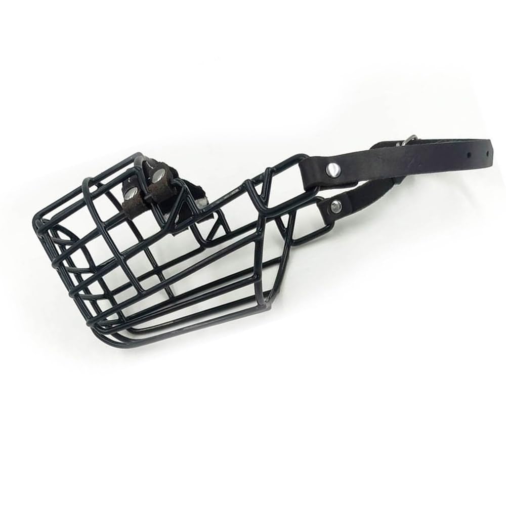 Muselière en métal pour chien taille 32 panier en fil Doberman
