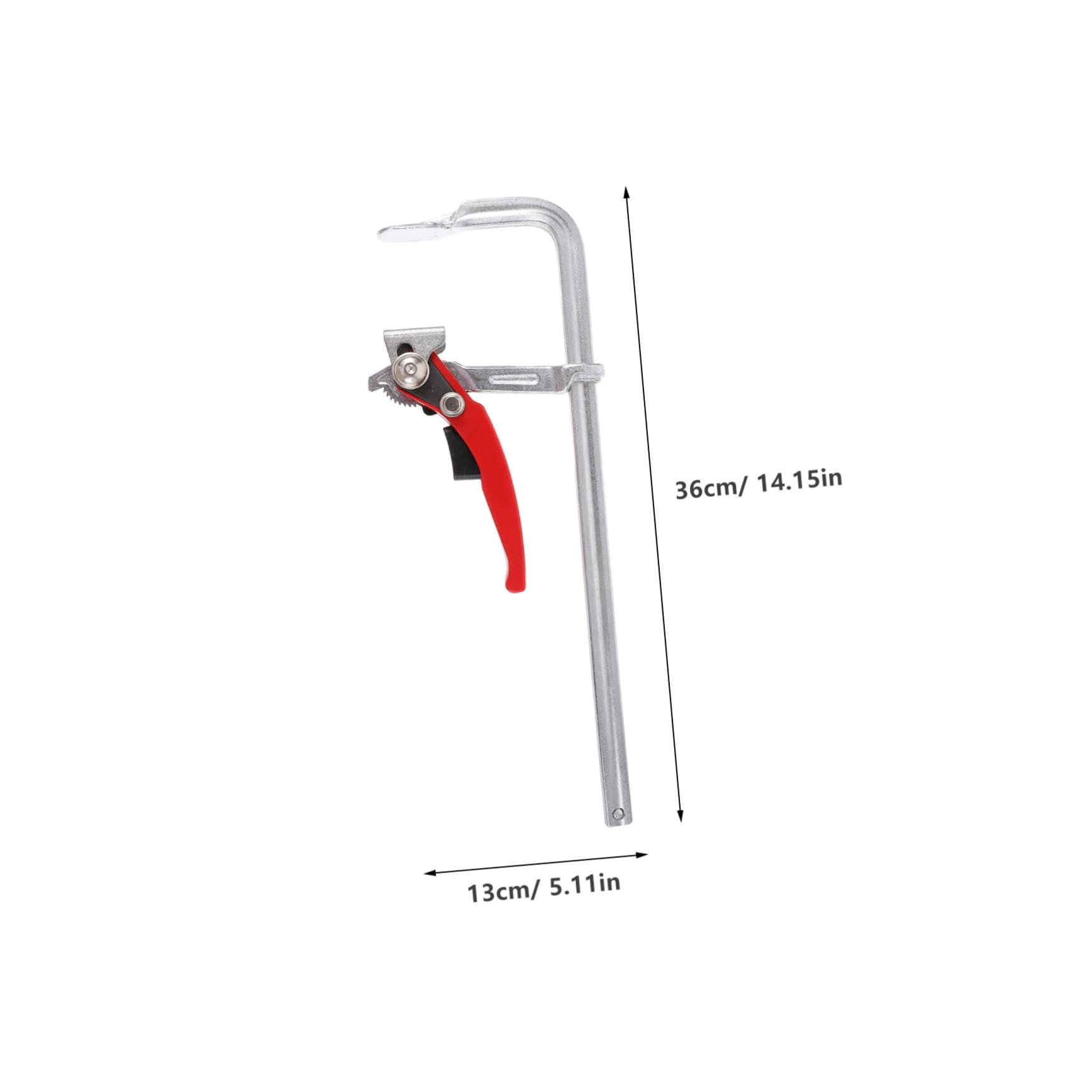HOMSFOU Serrage-joint à Rail Robuste pour Menuiserie, Pince Fixe en Acier au Carbone, Résistante à L’usure, Bricolage et Travaux Légers Couleur Aléatoire