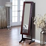 Finley Home Modern Jewelry Armoire Cheval Mirror
