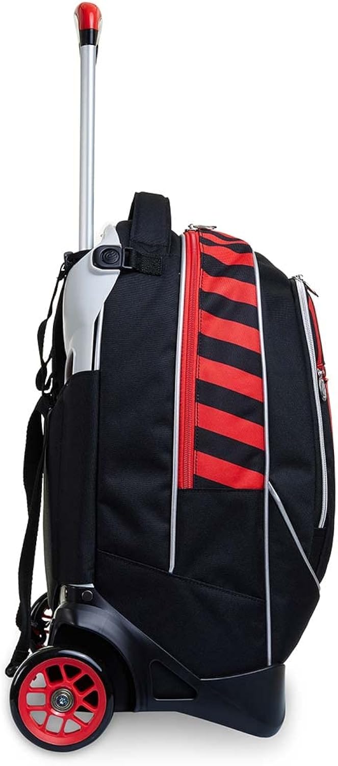 Milan Trolley Jack 2wd, Zaino Unisex - Bambini e ragazzi, Nero (Nero - Rosso), Taglia Unica Milan Trolley Jack 2wd, Zaino Unisex - Bambini e ragazzi, Nero (Nero - Rosso), Taglia Unica