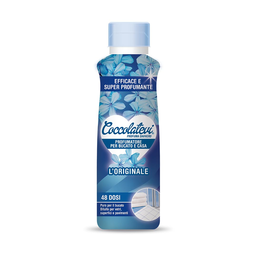 COCCOLATEVI Profumatore Bucato, Essenza Bucato da utilizzare come Profumatore Bucato Lavatrice e Asciugatrice, Profumatore Casa o Detergente Pavimento 300 ml (Confezione da 10) (L'originale)