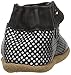 Robeez Girls' Mary Jane Soft Soles, Spotted Shannon Black 6-12 Months M US Infant