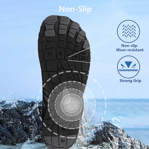 Image of Hike Barefoot Shoes Women Men Pro Water Footwear Wide Toe Box Non-Slip Unisex Athletic Outdoor Running Shoes