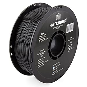 Hatchbox ABS Filament 3D Czarny 1kg 1.75mm