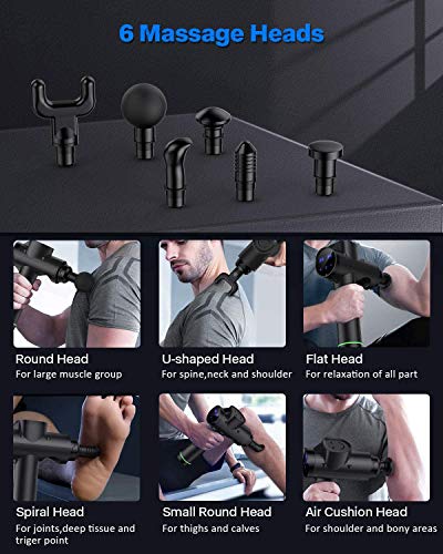 Massage Gun Deep Tissue Massager - Muscle Massage Gun with 30 Speed Levels Percussion Massage Gun for Athletes Percussion Massager Gun Deep Tissue Massage Gun Muscle Gun