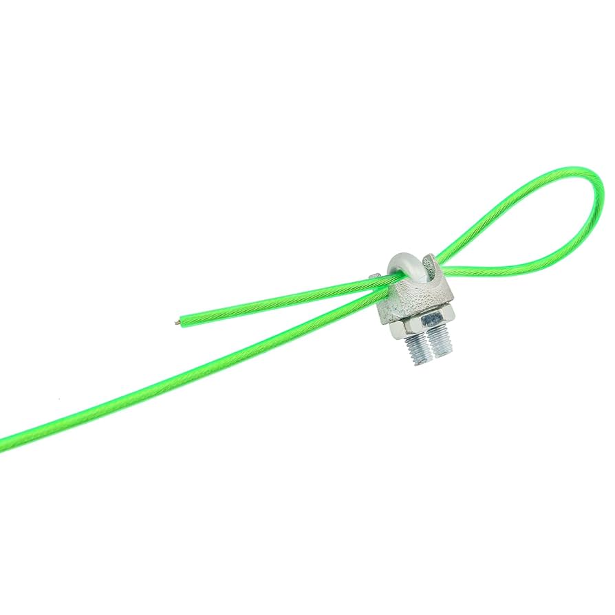 Green Coated Clothesline Wire ZZLZX 49ft /50m Green PVC Green Coated Clothesline Wire ZZLZX 49ft /50m Green PVC