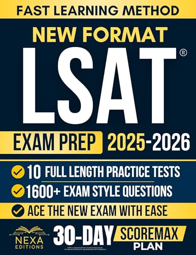 LSAT Exam Prep: The Ultimate 30-Day ScoreMax Plan to Ace the New LSAT with Confidence | Includes Full-Length Practice Tests and Proven Daily Strategies to Secure Your Spot at a Top Law School