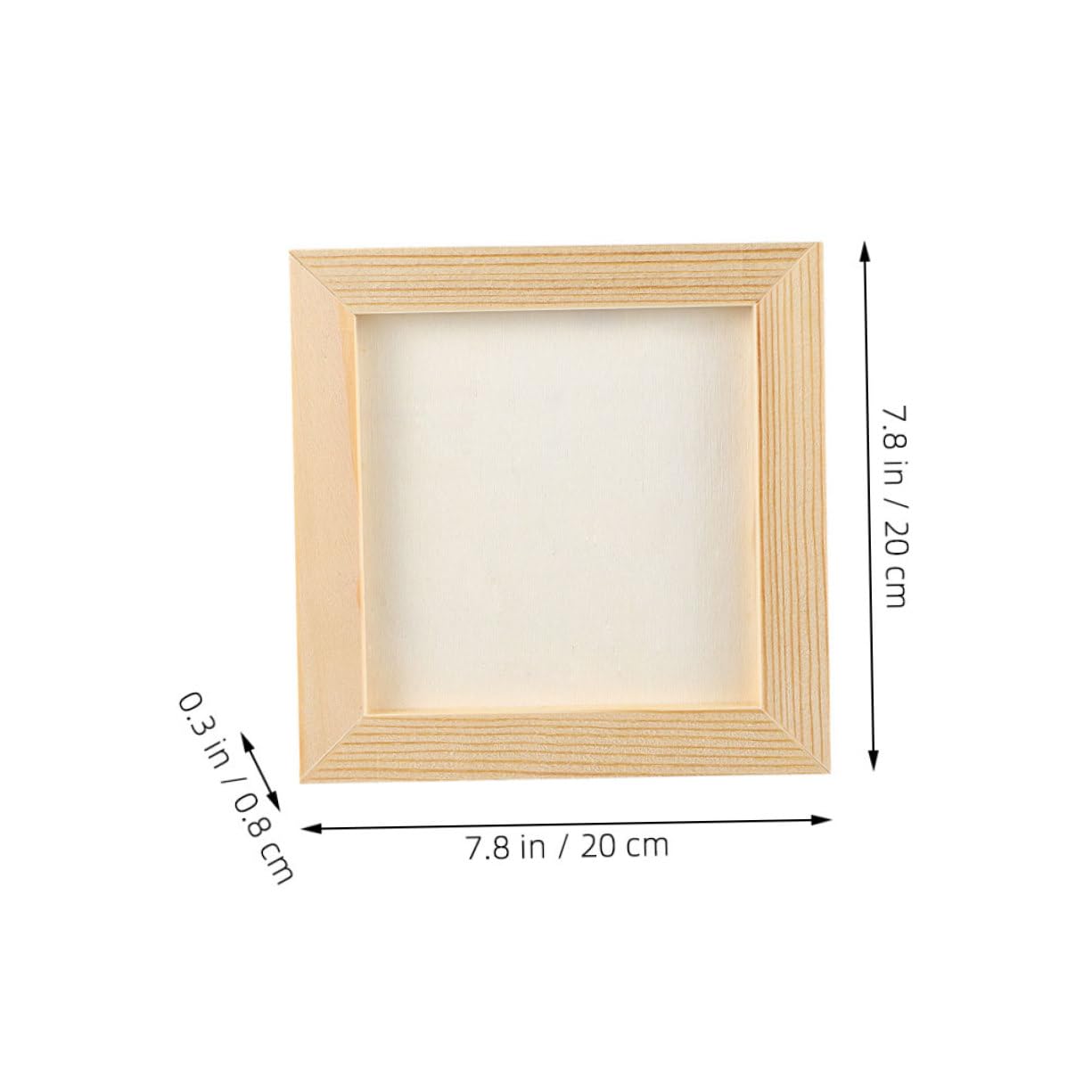 GALPADA Diy Blank Wood Picture Frames 5pcs Craft Photo Frames Wooden Painting for Boys and Girls Sturdy Safe Easy to Paint