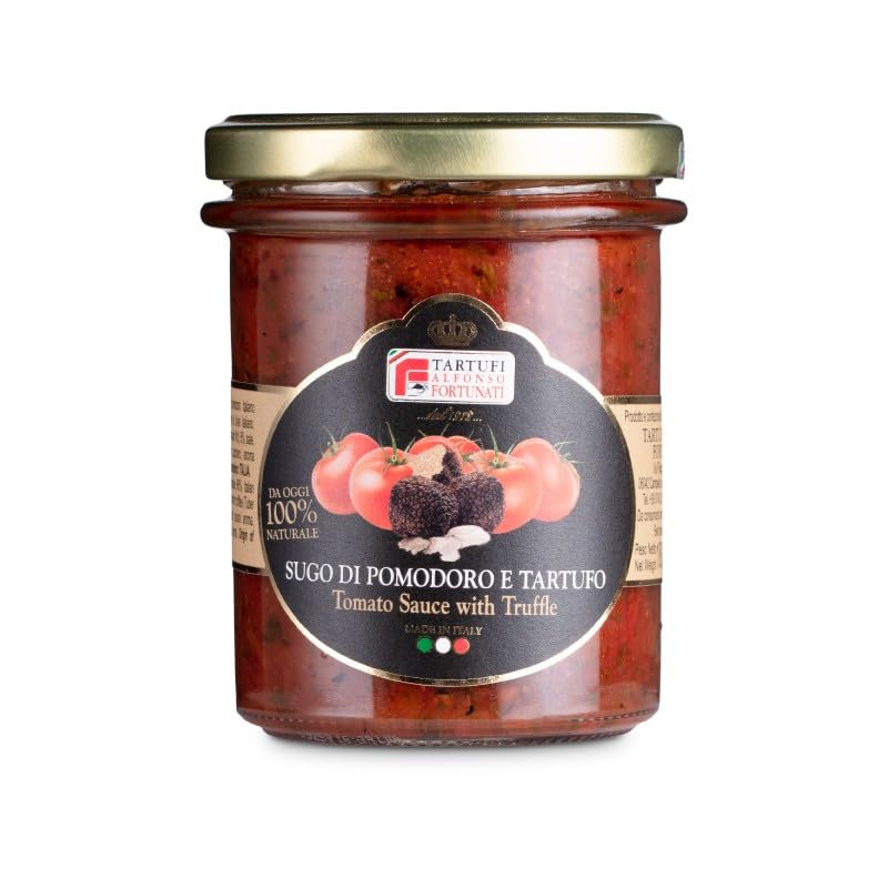 Salsa de tomate y trufa de verano tarro de 180 gramos